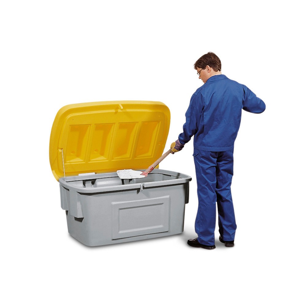 Produktabbildung Nr. 2: Streugutbehälter SB 200, grau/gelb, 200 Liter