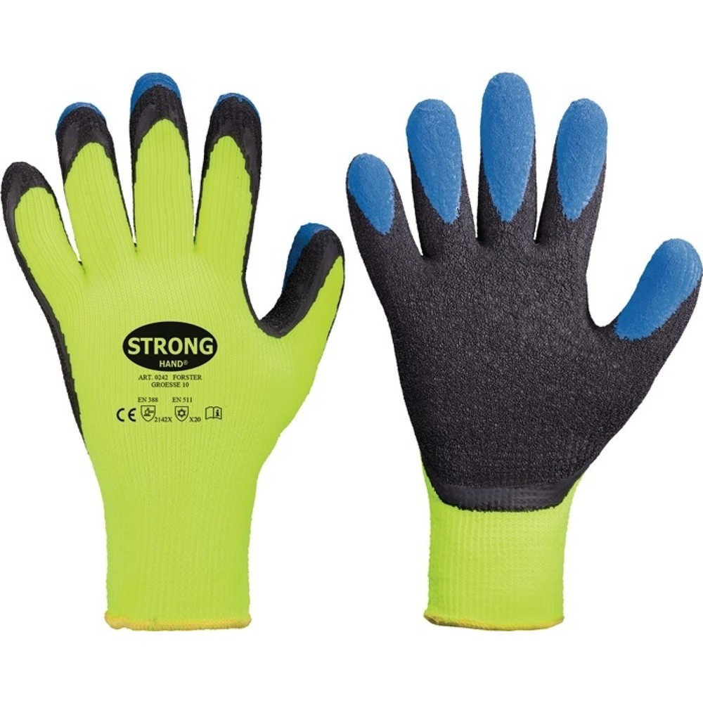 Illustration du produit: STRONGHAND Handschuhe Forster Gr.9 neon-gelb/blau