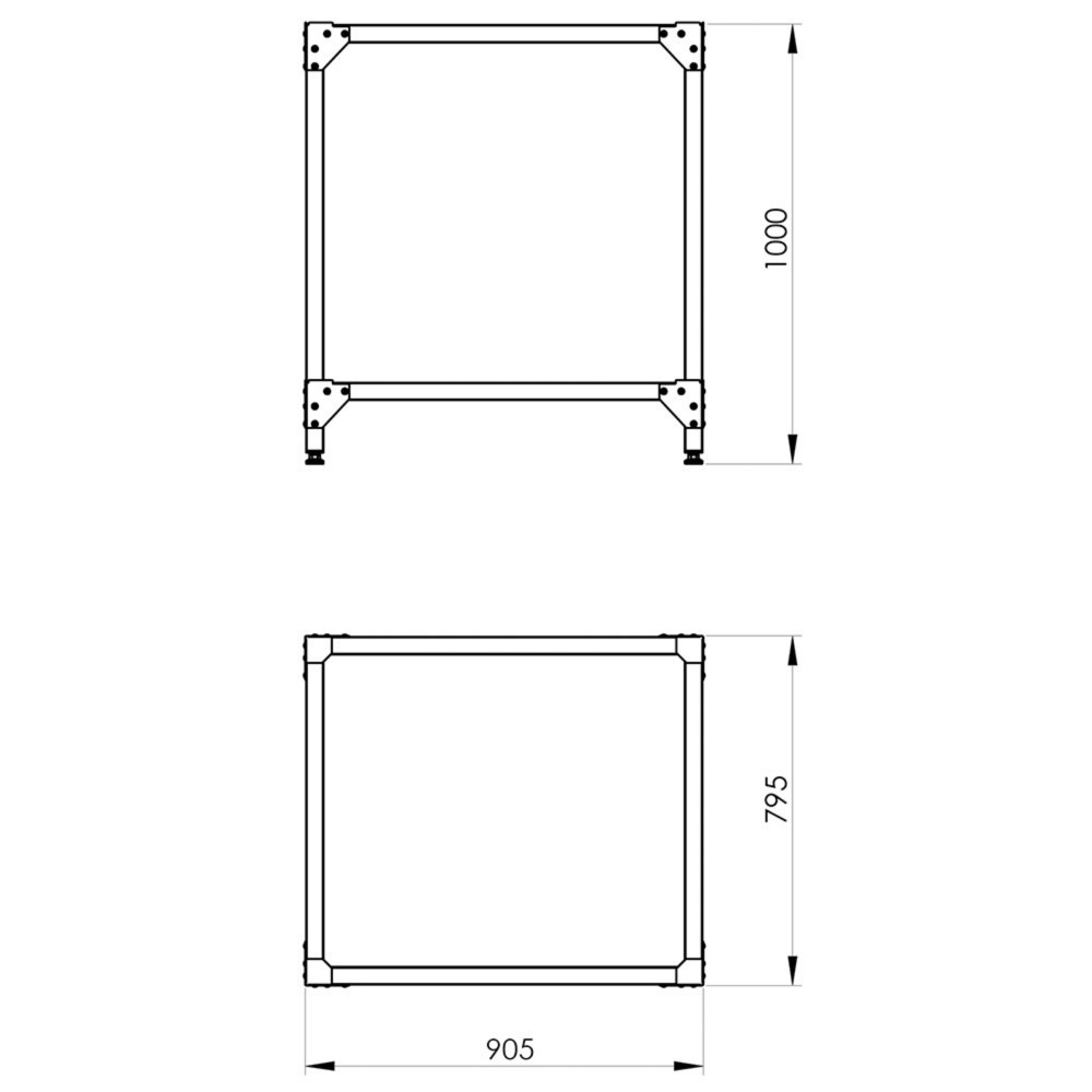 Produktabbildung Nr. 2: Structure Stalgast pour fours à pizza compatible avec PP0001432