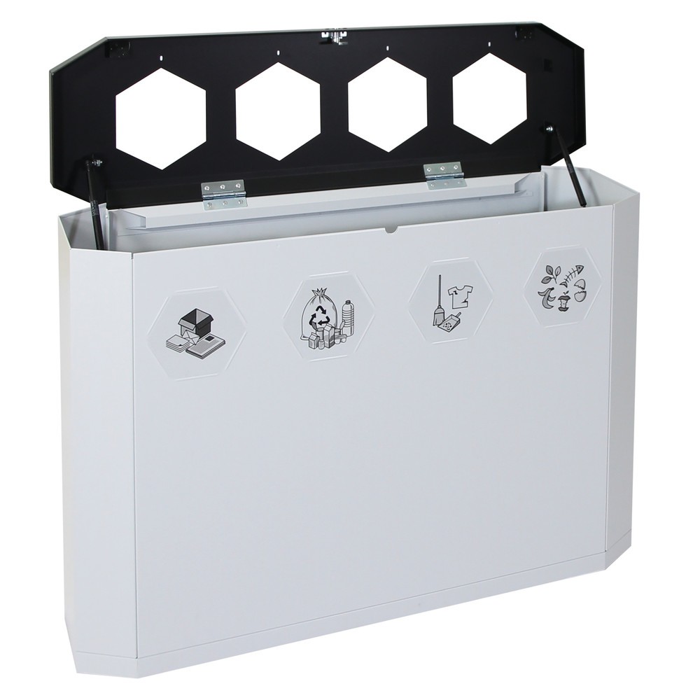 Produktabbildung Nr. 2: stumpf® Abfallbehälter, Sixco 4 smart, lichtgrau