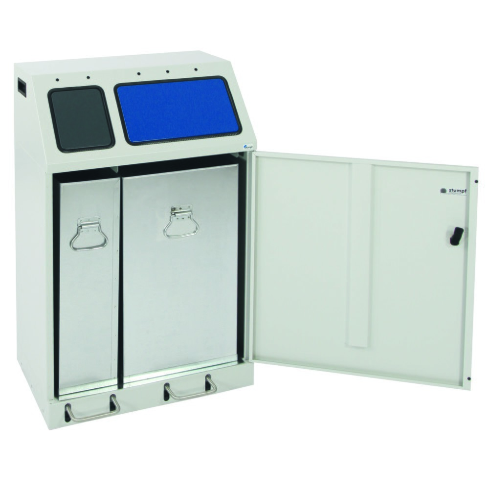 Produktabbildung Nr. 3: stumpf® kompakter Wertstoffsammler mit Fusshebel, 1 x 30, 1 x 60 l