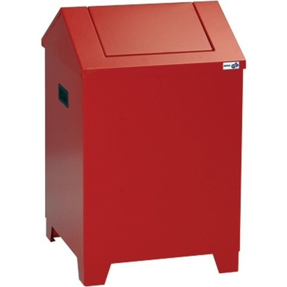 Produktabbildung: STUMPF Putzwollkasten H680xB400xT400mm Geh.lichtgrau/Klappe enzianblau Stahlbl