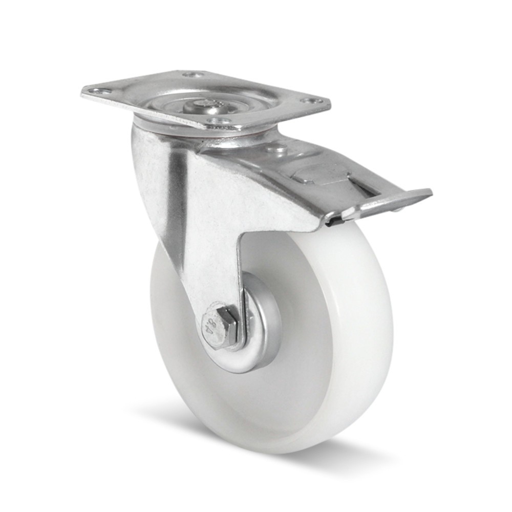 Produktabbildung Nr. 2: Supplément pour jeu de roues facultatifs, polypropylène Ø 125 mm, pour un déplacement silencieux