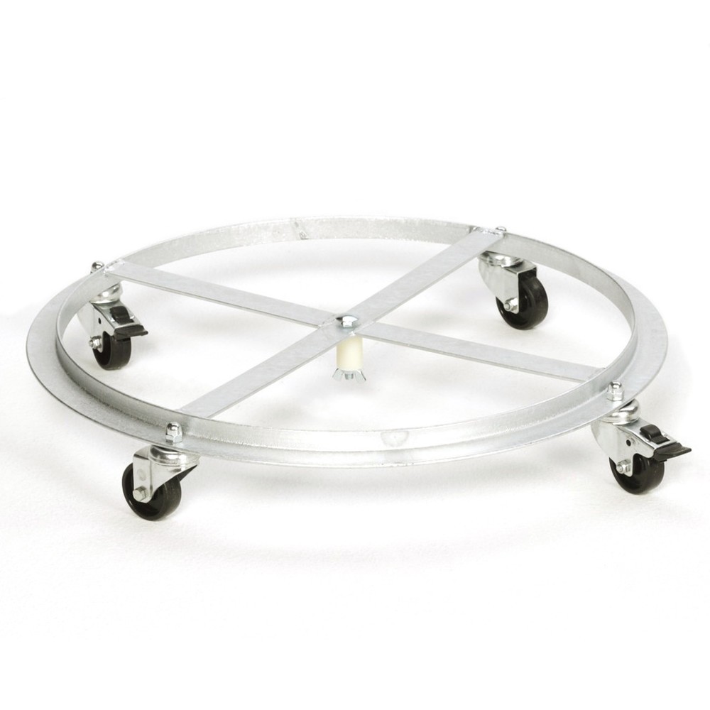 Illustration du produit: Support à roulettes pour collecteurs de déchets VAR®, 120 litres, porte à doubles battants