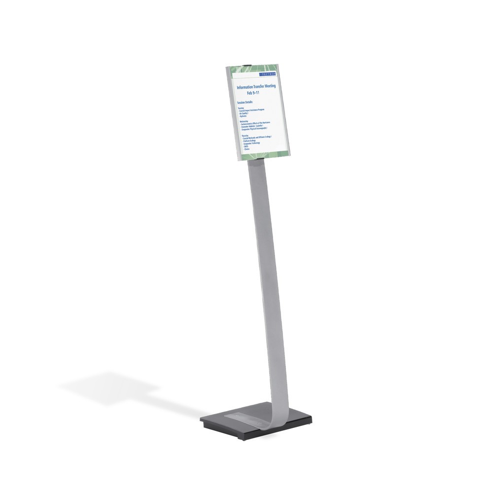 Illustration du produit: Support au sol DURABLE Info Sign avec tableau en aluminium, DIN A4