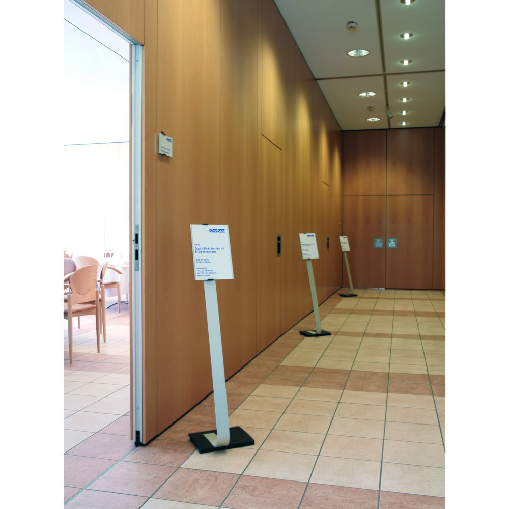 Produktabbildung Nr. 5: Support au sol DURABLE Info Sign avec tableau en aluminium, DIN A4