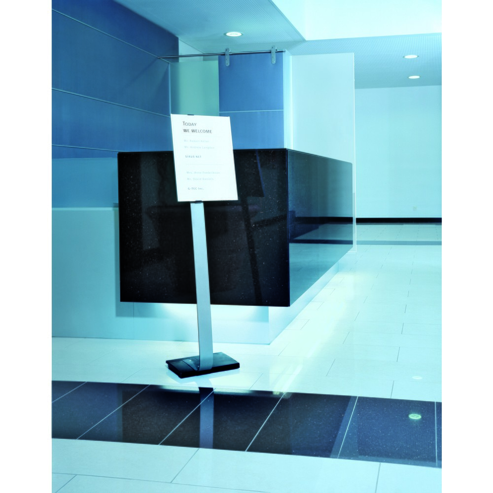 N° de l'image du produit 8 : Support au sol DURABLE Info Sign avec tableau en aluminium, DIN A3