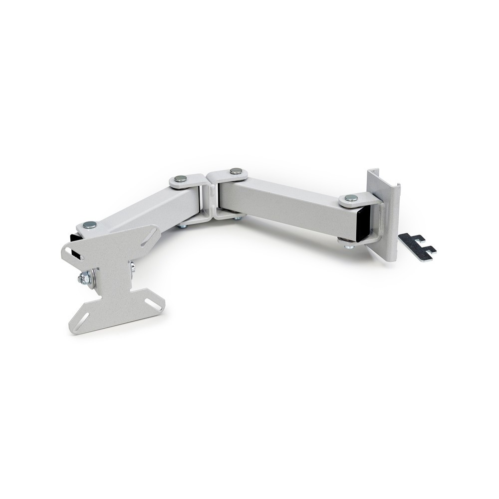 Illustration du produit: Bras porte-écran pour table de travail TRESTON TED, capacité de charge 7 kg, longueur de bras 2x 200 mm