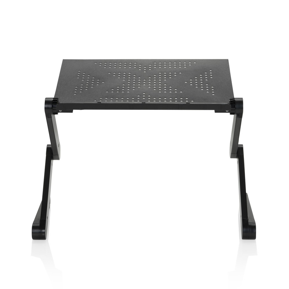 Illustration du produit: Support de bureau assis/debout hjh OFFICE VM-SA II rabattable aluminium, noir