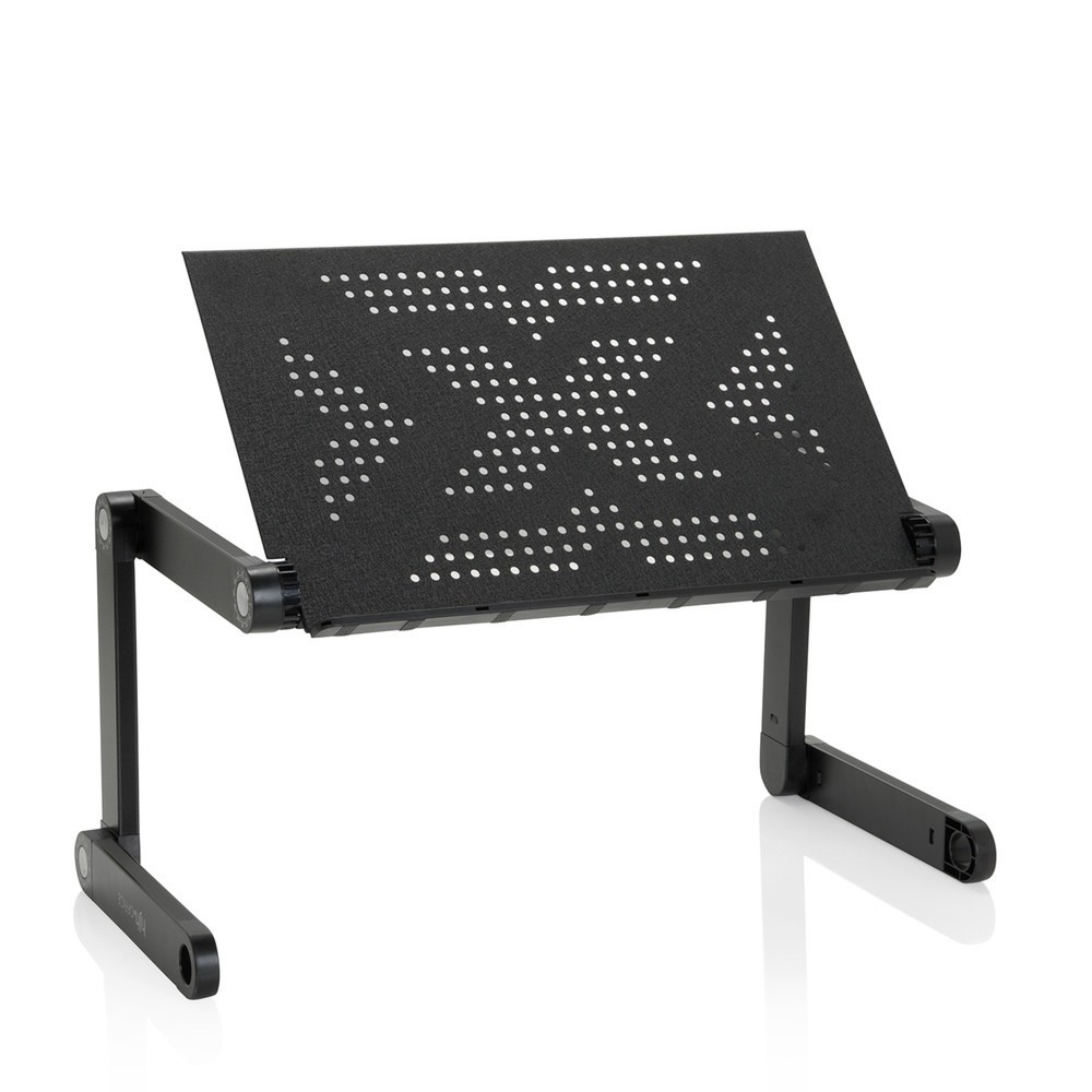 Produktabbildung Nr. 4: Support de bureau assis/debout hjh OFFICE VM-SA II rabattable aluminium, noir
