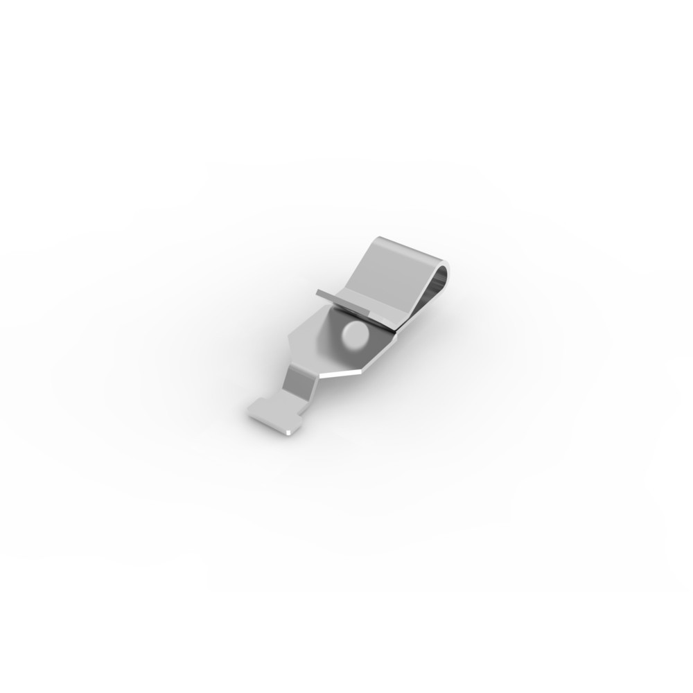 Illustration du produit: Support de tablette pour rayonnage à tablettes META, galvanisé, argenté