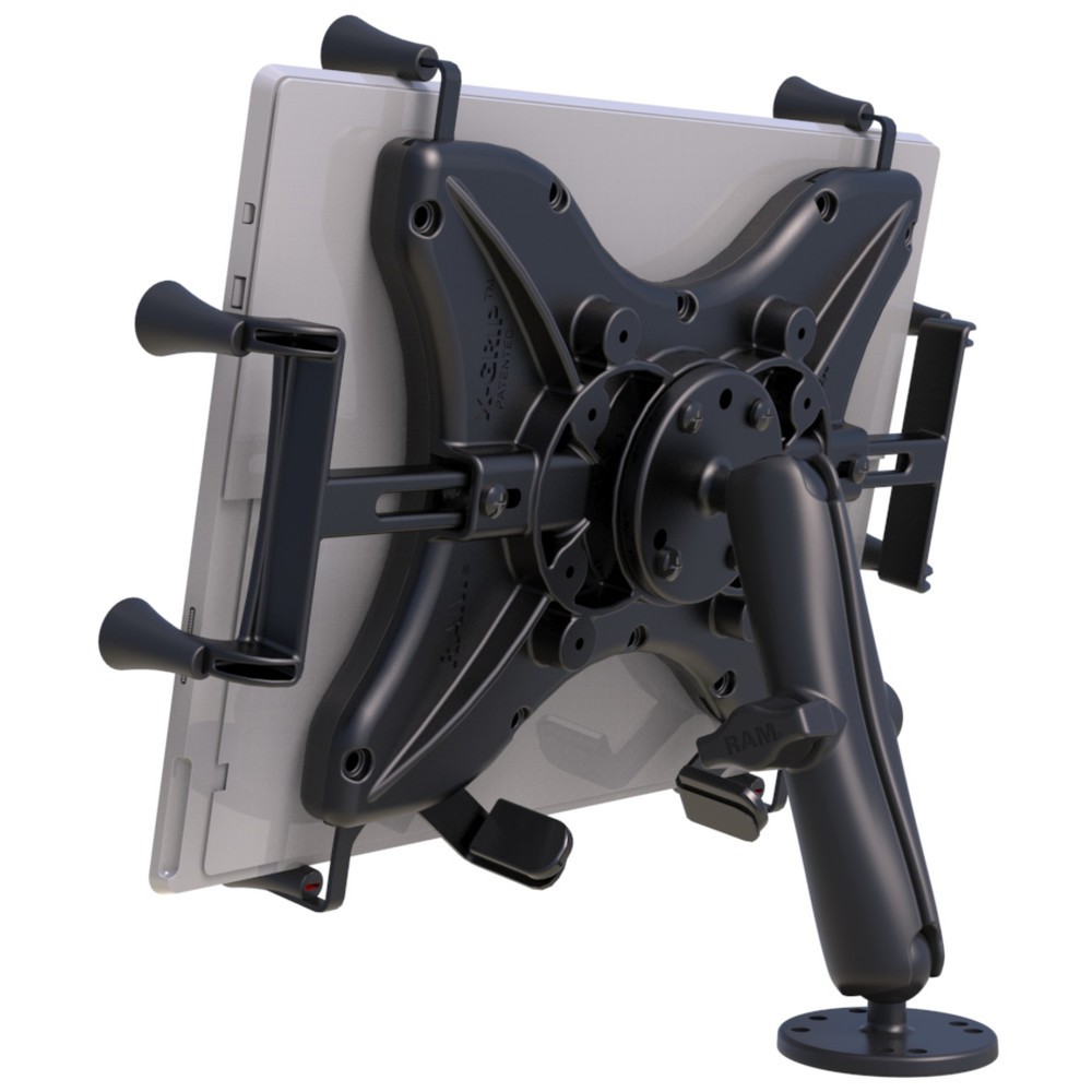 Produktabbildung Nr. 3: RAM Mounts X-Grip Support pour tablettes (12"), B-ball (1"), base ronde (AMPS), bras de connexion long