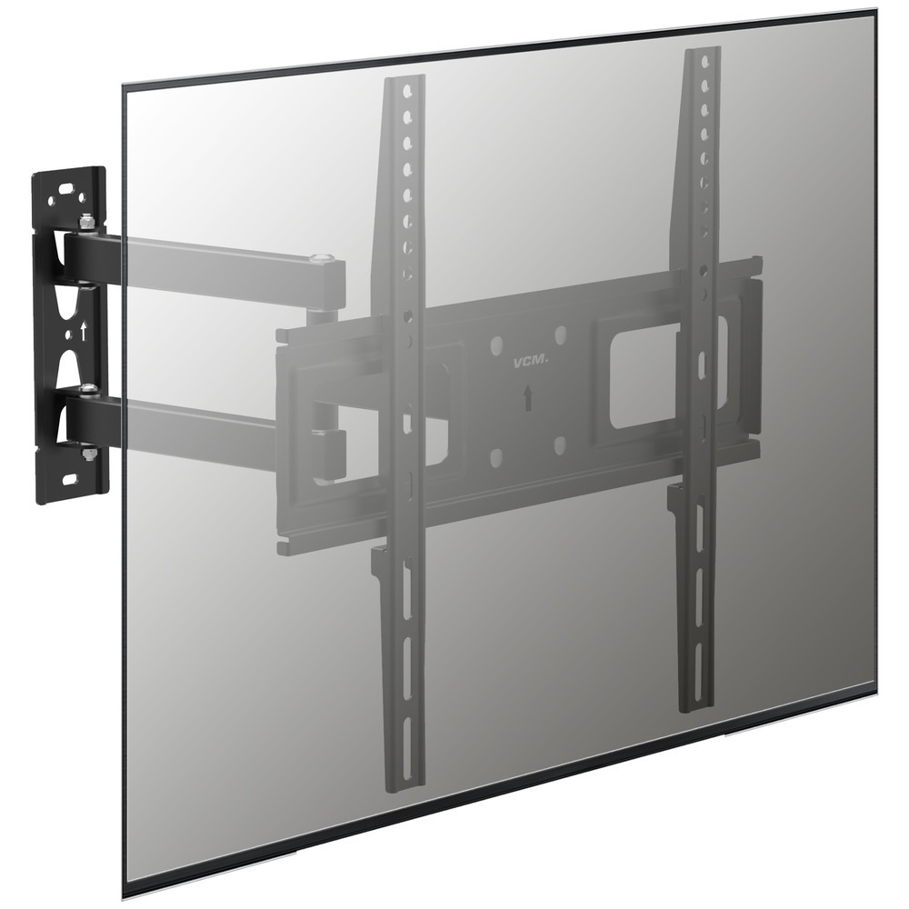Produktabbildung Nr. 2: Support mural B-SN 400 pivotant, inclinable, noir