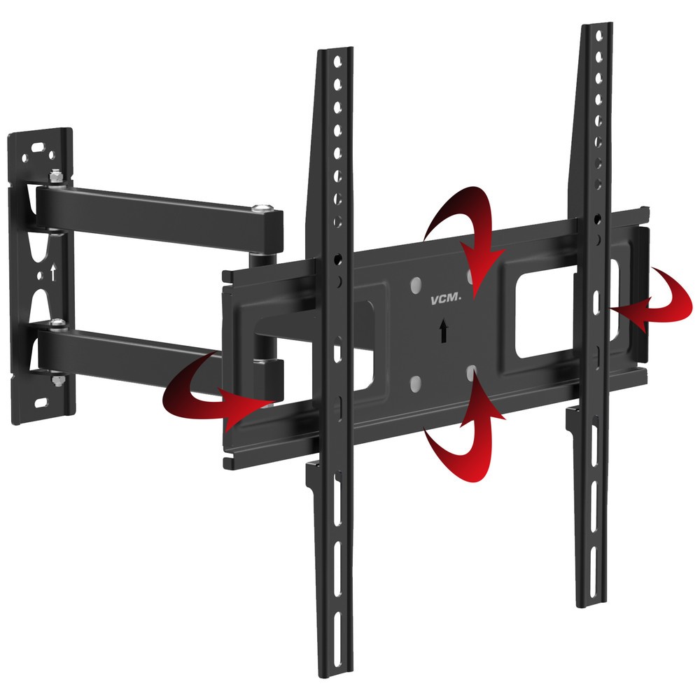 Produktabbildung Nr. 4: Support mural B-SN 400 pivotant, inclinable, noir
