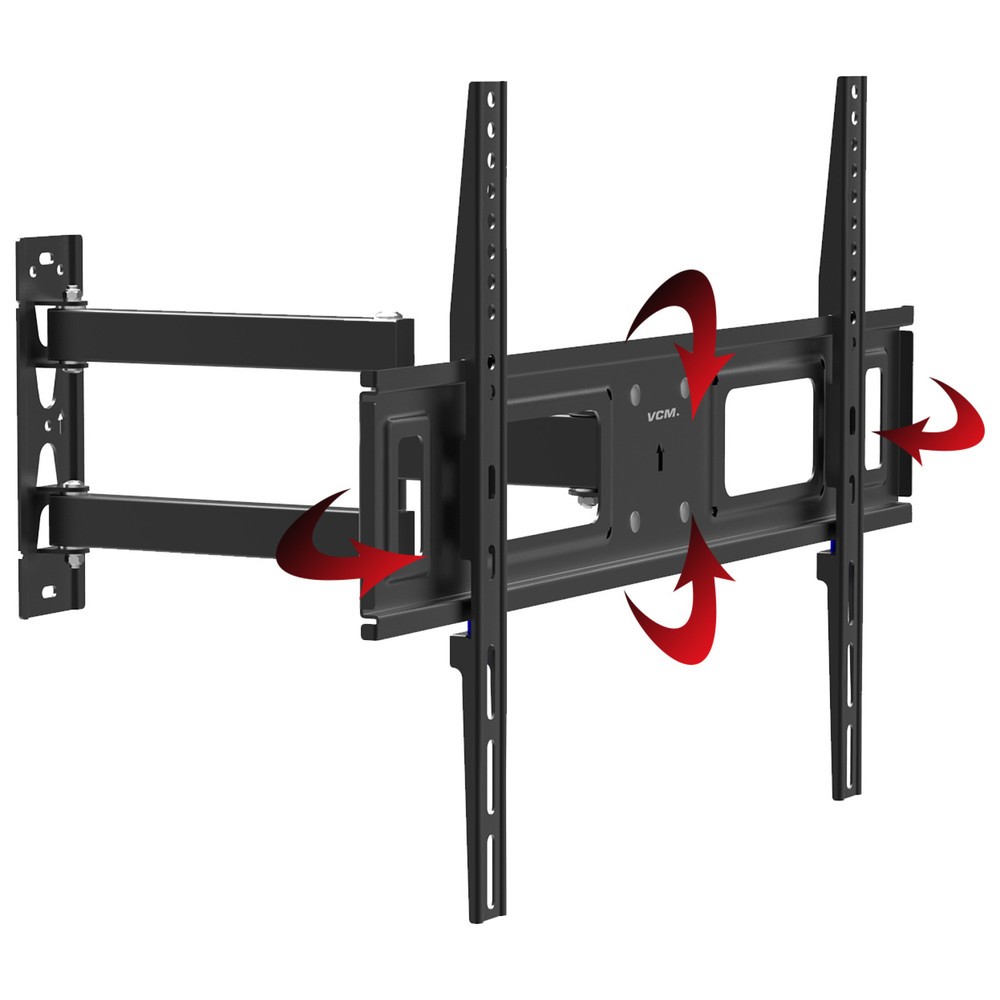 Produktabbildung Nr. 4: Support mural B-SN 600 pivotant, inclinable, noir