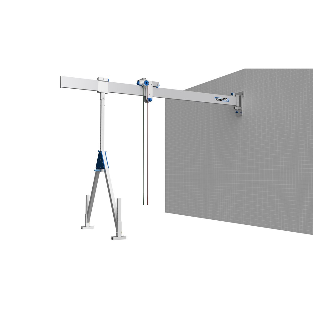 Produktabbildung Nr. 2: Support mural pour portique en aluminium, stationnaire : petit et moyen