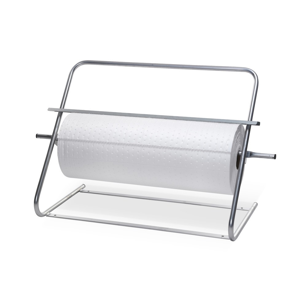 Illustration du produit: Support mural pour rouleaux de feutre absorbant jusqu'à 800 mm de large, avec le rail de découpe