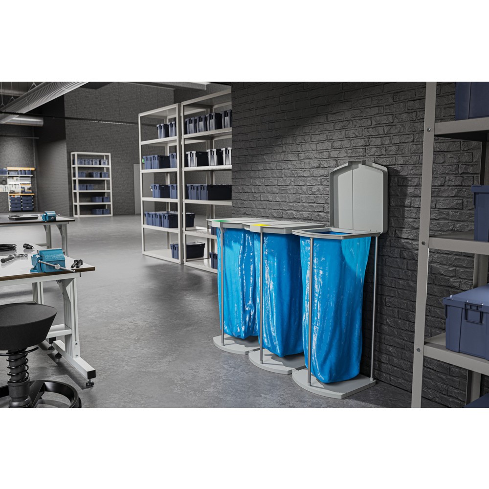 Produktabbildung Nr. 6: Support pour sac poubelle Hailo ProfiLine MSS XXXL pour sacs de 1x 120 litres, fixe