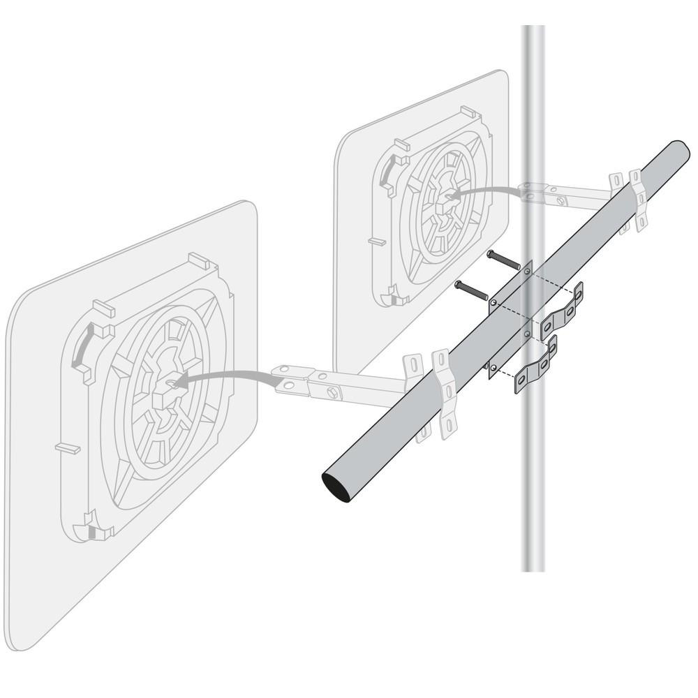 Produktabbildung Nr. 2: Support Vialux® pour 2 miroirs