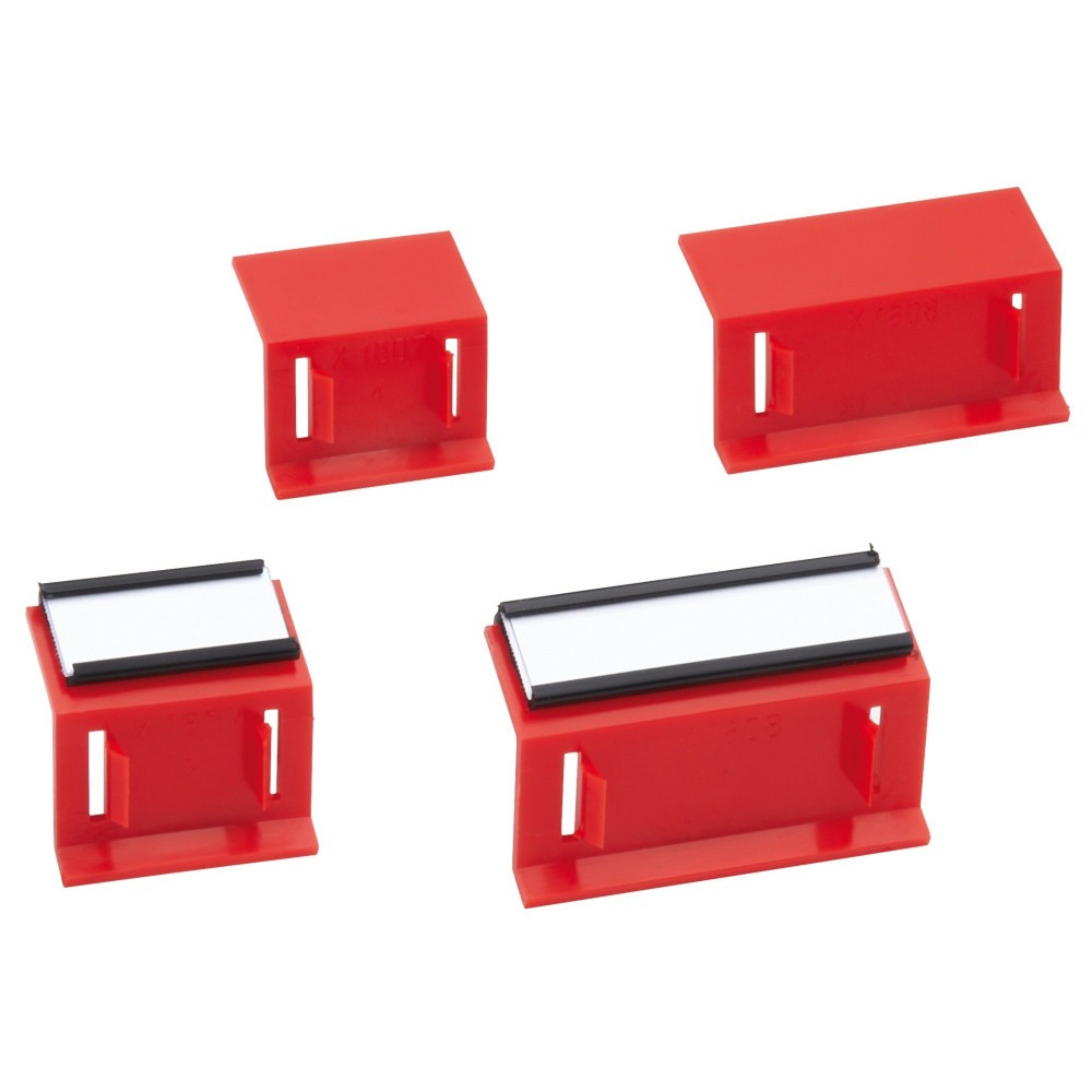 Illustration du produit: Supports d'étiquette LISTA, 20 pièces, (lxh) 27x12 mm