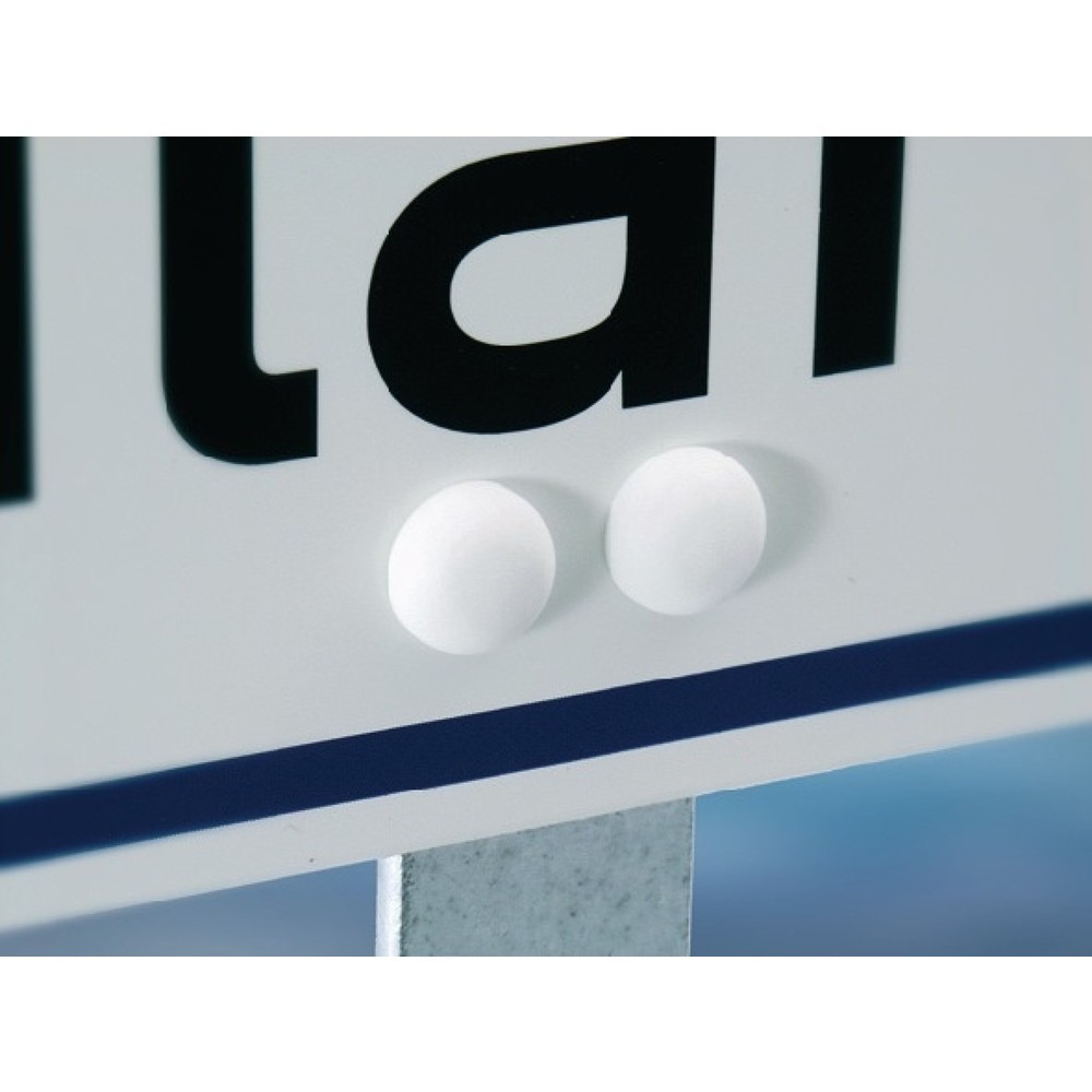Produktabbildung Nr. 1: Poteau en acier, hauteur 500 mm, avec plaque de fond, pour la signalisation des parkings