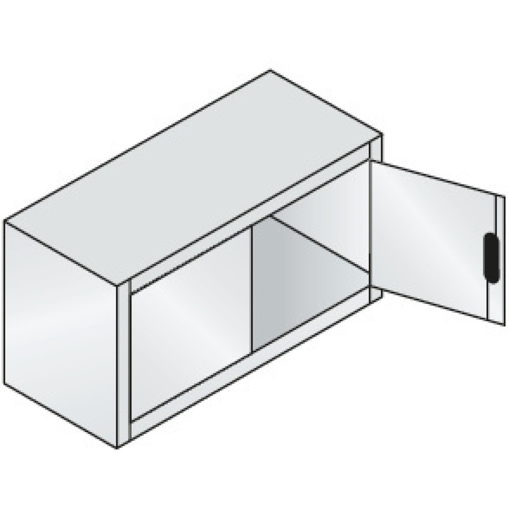 Produktabbildung Nr. 2: Surmeuble C+P, H x l x P 500 x 930 x 400 mm, gris clair, gris anthracite