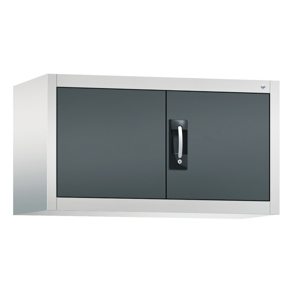 Illustration du produit: Surmeuble C+P, H x l x P 500 x 930 x 400 mm, gris clair, gris anthracite