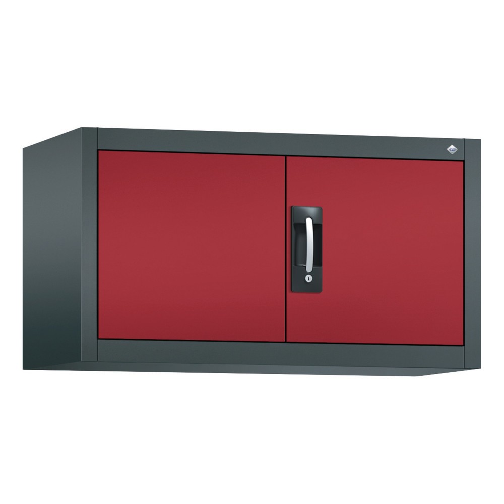 Produktabbildung Nr. 1: Surmeuble C+P, H x l x P 500 x 930 x 400 mm, gris anthracite, rouge rubis