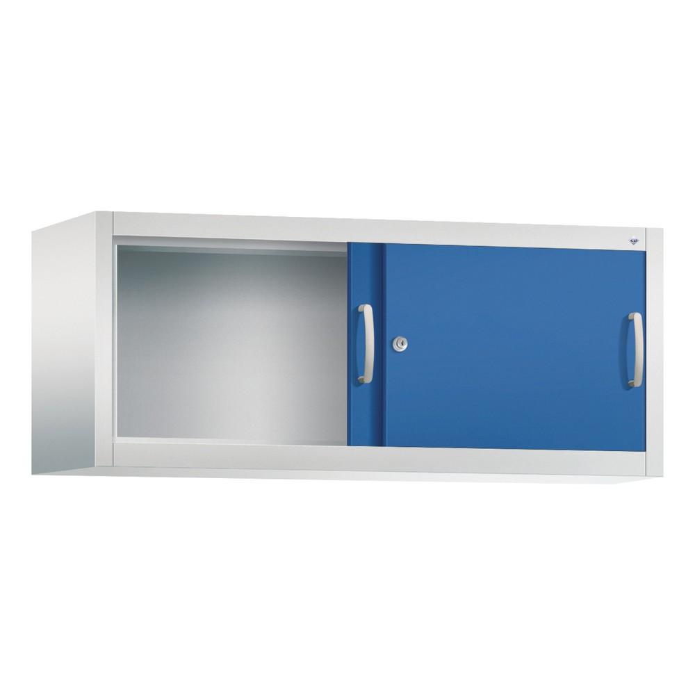Produktabbildung Nr. 2: Surmeuble pour armoire à portes coulissantes d’atelier C+P, H x l x P 500 x 1 200 x 400 mm, gris clair, bleu gentiane