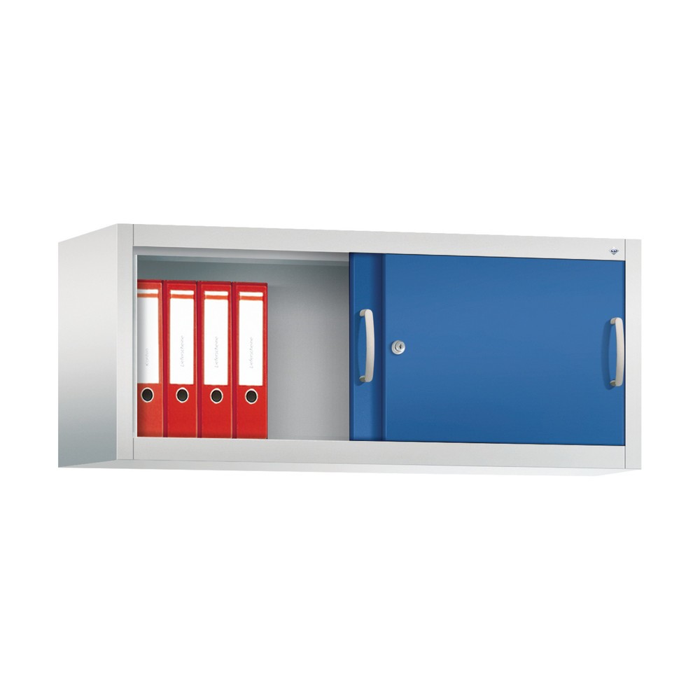 Produktabbildung Nr. 3: Surmeuble pour armoire à portes coulissantes d’atelier C+P, H x l x P 500 x 1 200 x 400 mm, gris clair, bleu gentiane