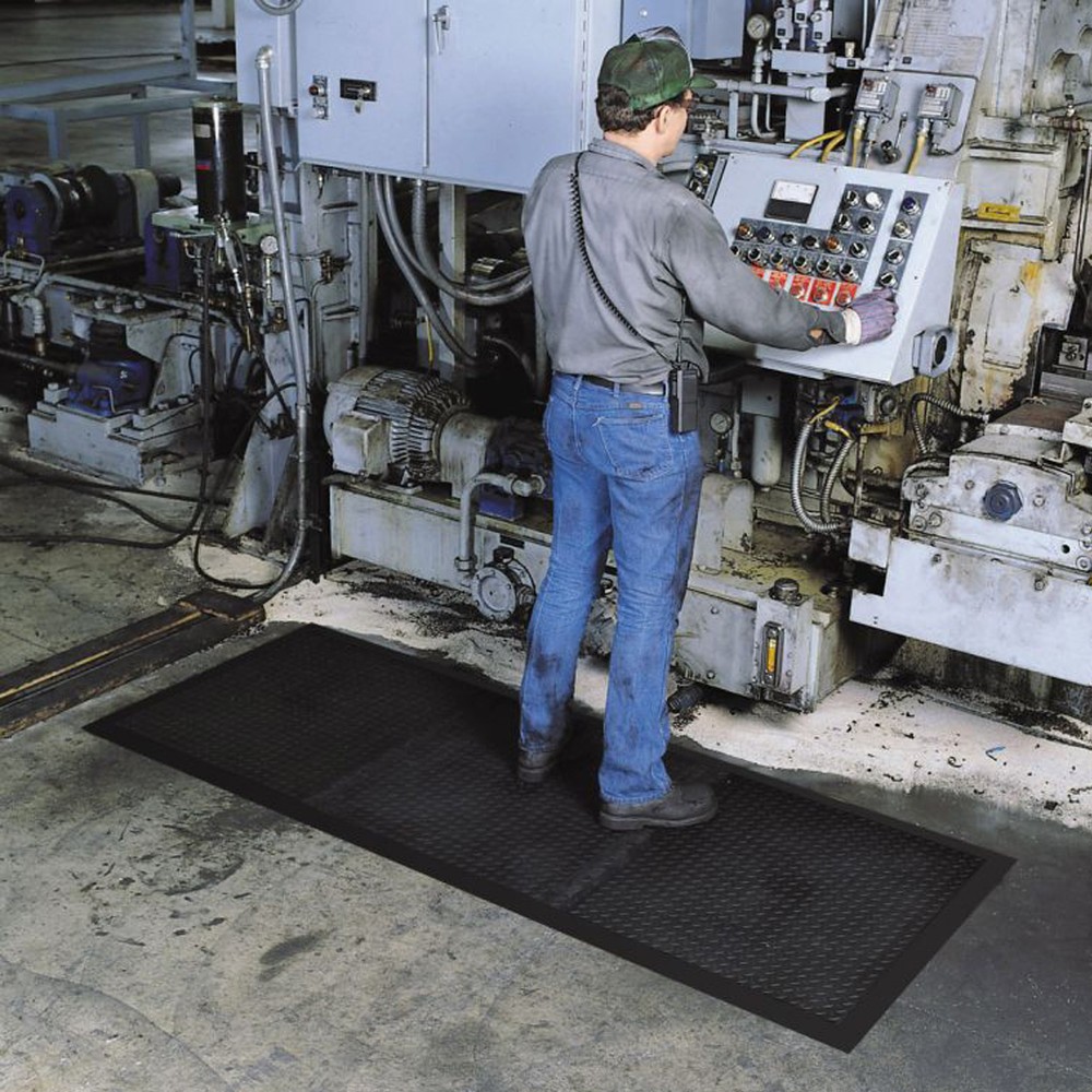 Produktabbildung Nr. 2: Système de dalles anti-fatigue, élément terminal, bord sur 2 côtés, lxP 710 x 790 mm
