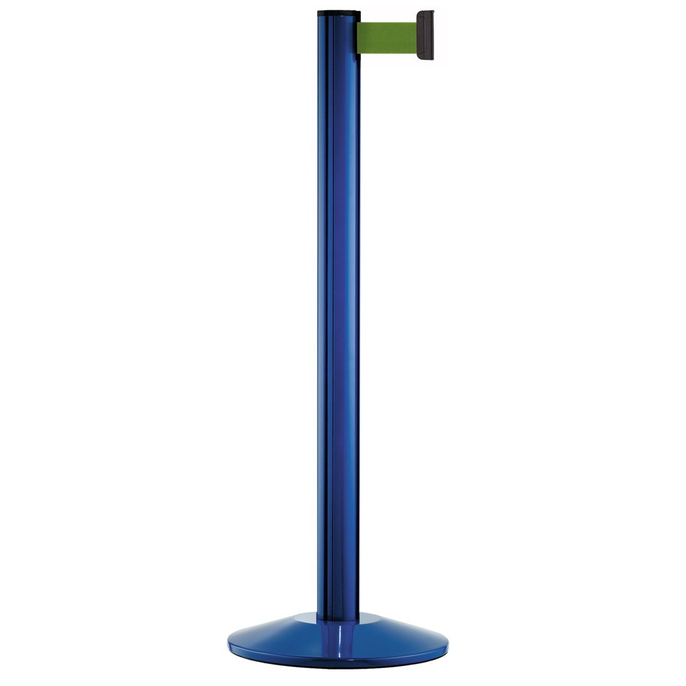 Illustration du produit: Système de guidage de personnes Classic, poteau bleu, vert