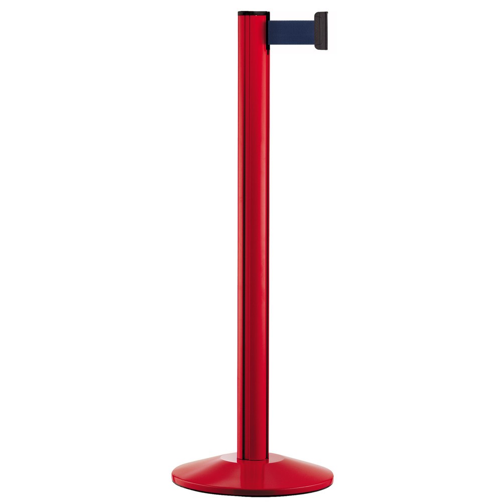 Illustration du produit: Système de guidage de personnes Classic, poteau rouge, bleu foncé