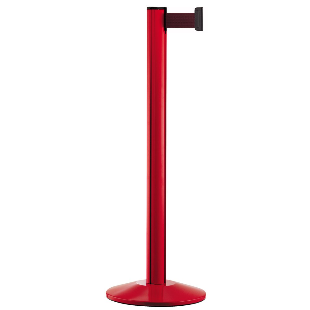 Illustration du produit: Système de guidage de personnes Classic, poteau rouge, rouge bordeaux