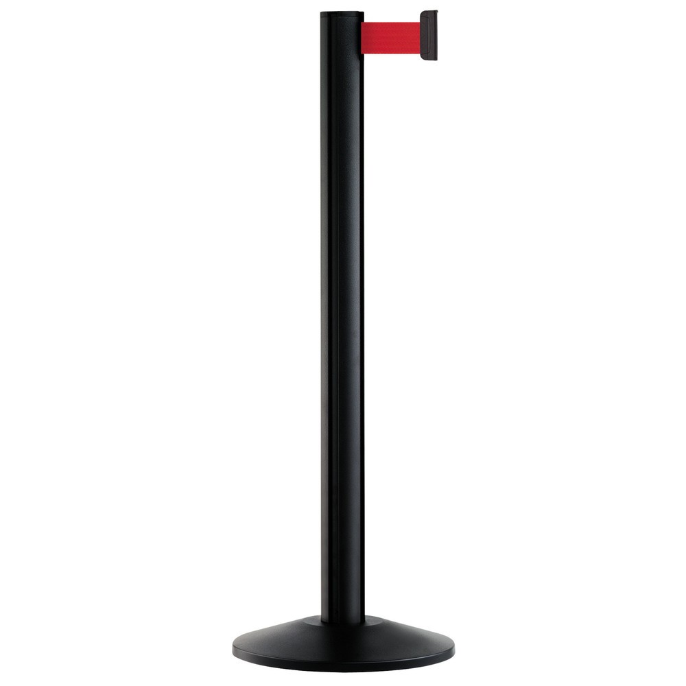 Illustration du produit: Système de guidage de personnes Extend, poteau noir, rouge