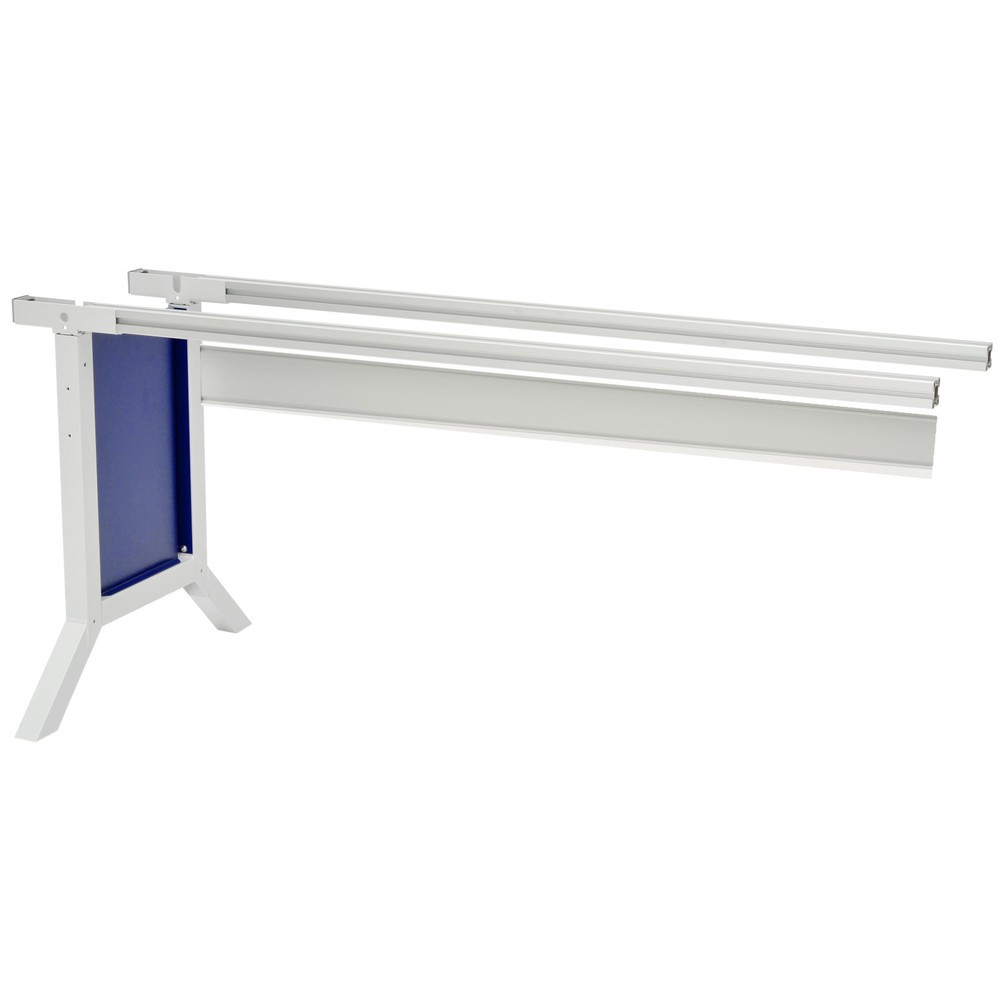 Produktabbildung Nr. 1: Système de poste de travail, table d’appoint, réglage de la hauteur par pinces Bedrunka+Hirth, bleu cobalt