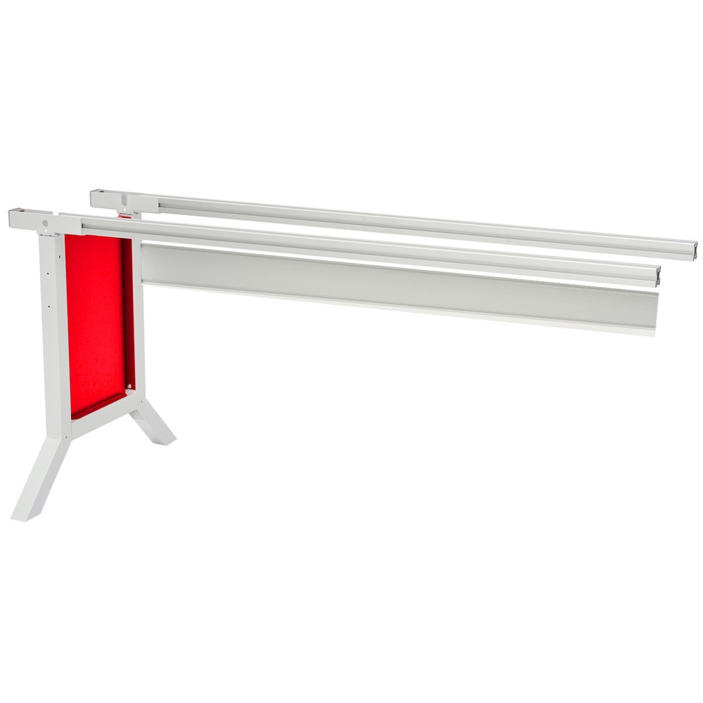 Illustration du produit: Système de poste de travail, table d'appoint, réglage électrique de la hauteur Bedrunka+Hirth, rouge signalisation
