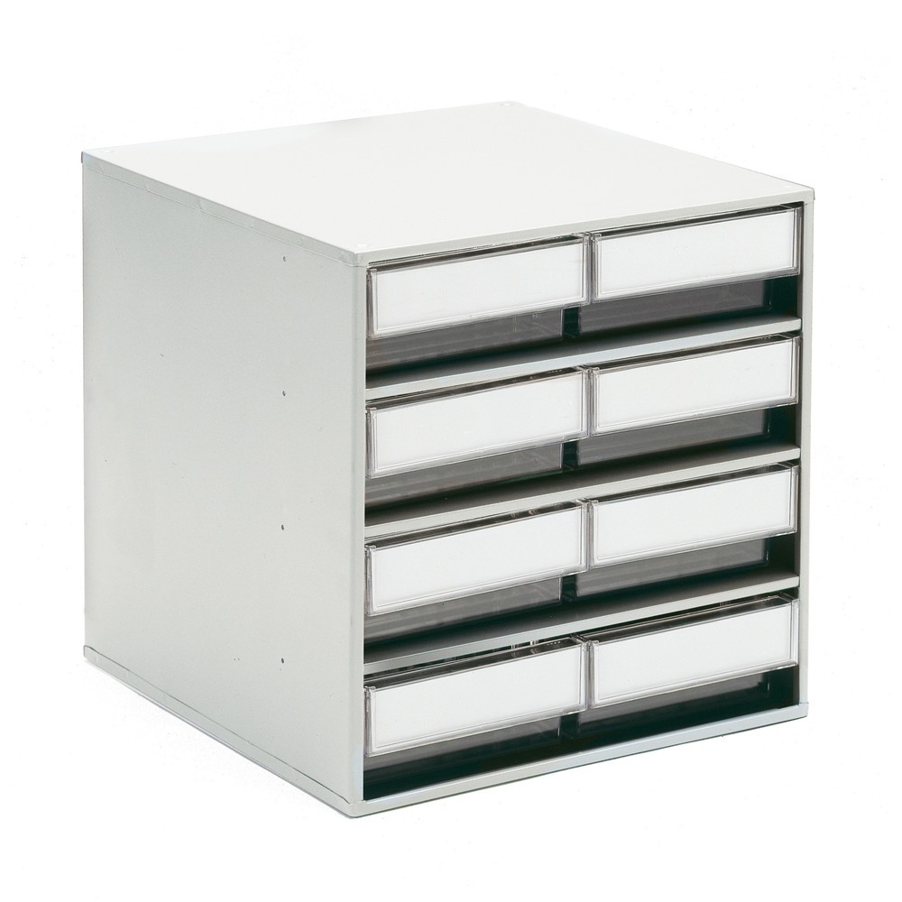 Produktabbildung Nr. 1: Système de rangement à tiroirs, 8 tiroirs, profondeur 400 mm, transparent