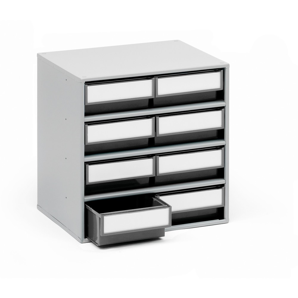 Produktabbildung Nr. 1: Système de rangement à tiroirs, 8 tiroirs, profondeur 300 mm, gris anthracite