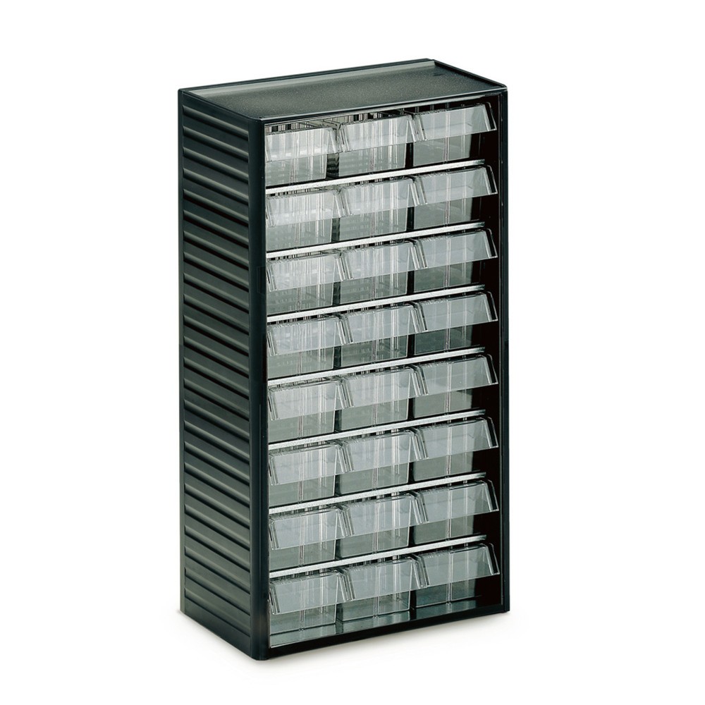 Illustration du produit: Système de rangement pour petites pièces Premium, hauteur 550 mm, 24 tiroirs, largeur 92 mm