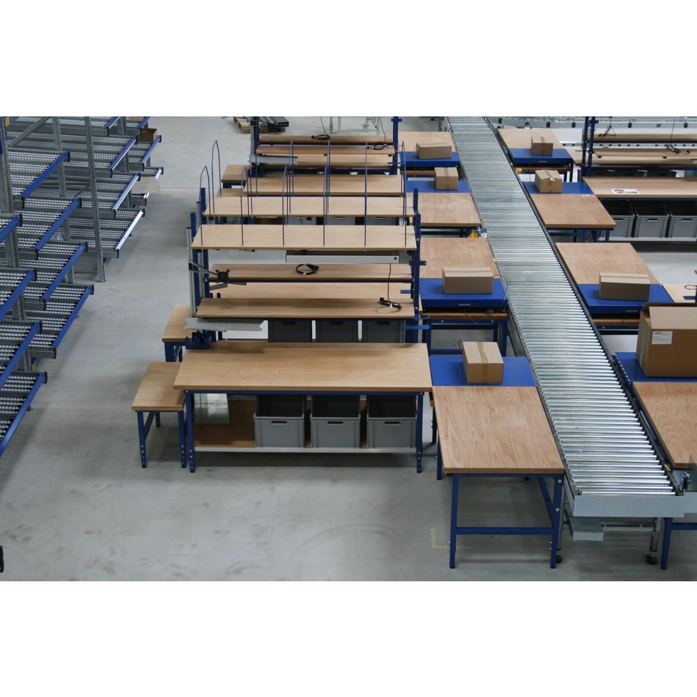 Produktabbildung Nr. 2: Table d’emballage simple Multiplex, HxlxP 710-960 x 2 000 x 900 mm