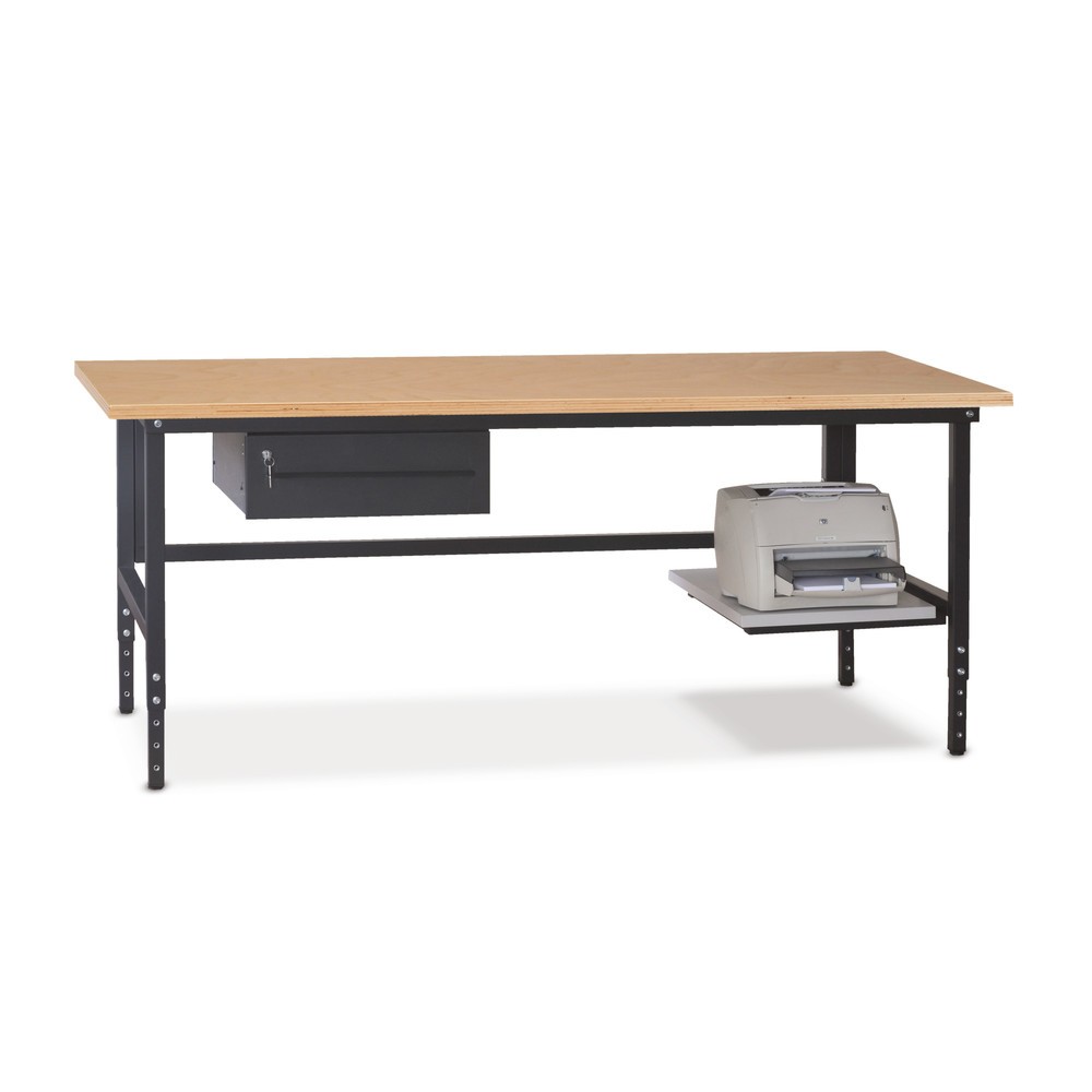 Illustration du produit: Table d’emballage simple Multiplex, HxlxP 710-960 x 2 000 x 900 mm