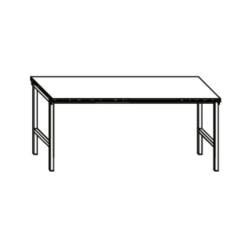 Produktabbildung Nr. 3: Table d’établi PAVOY, H x l x P 900 x 2 000 x 700 mm, bleu gentiane
