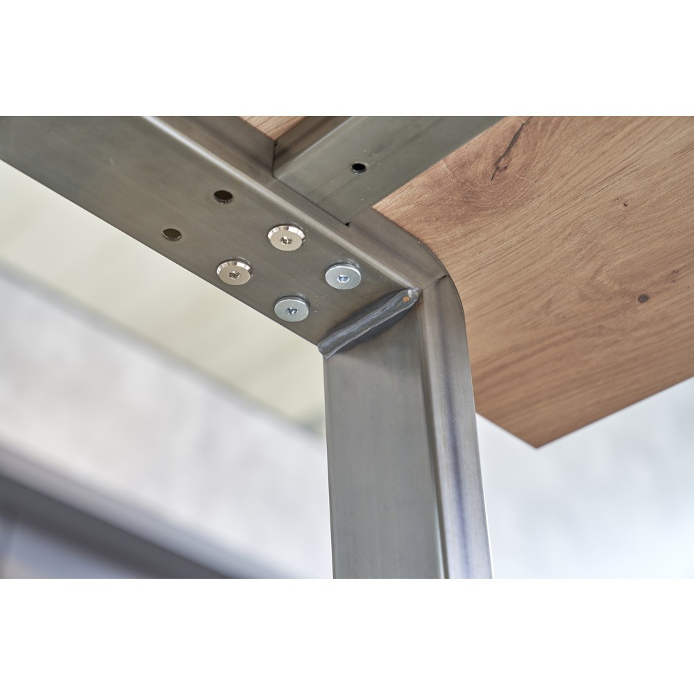 Produktabbildung Nr. 2: Table de conférence Hammerbacher Meeting Point, HxlxP 1 042 x 1 750 x 680 mm, chêne cendré