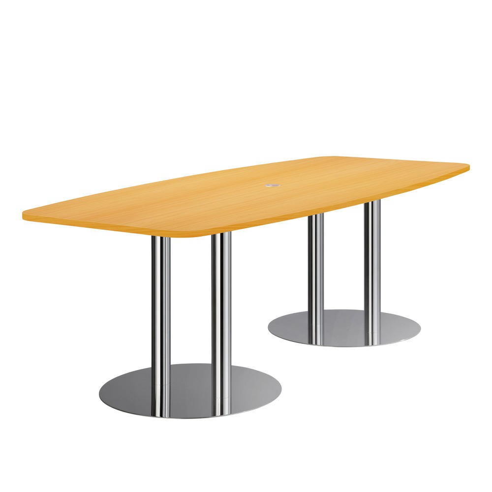 Produktabbildung Nr. 6: Table de conférence Meeting, lxP 2 200 x 1 050 mm, hêtre