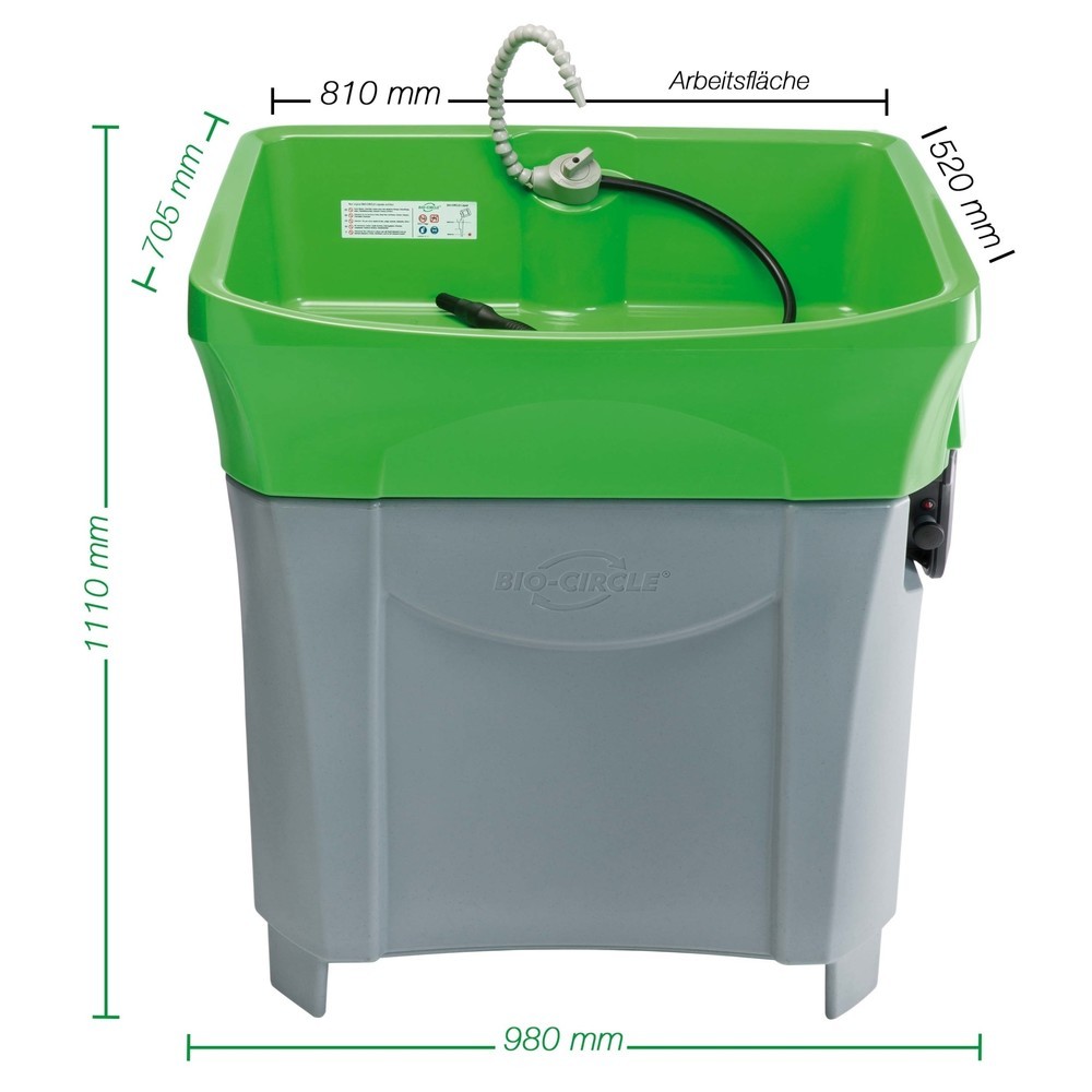 Produktabbildung Nr. 13: Table de nettoyage maxi BIO-CIRCLE, HxlxP 1090 x 980 x 980 mm