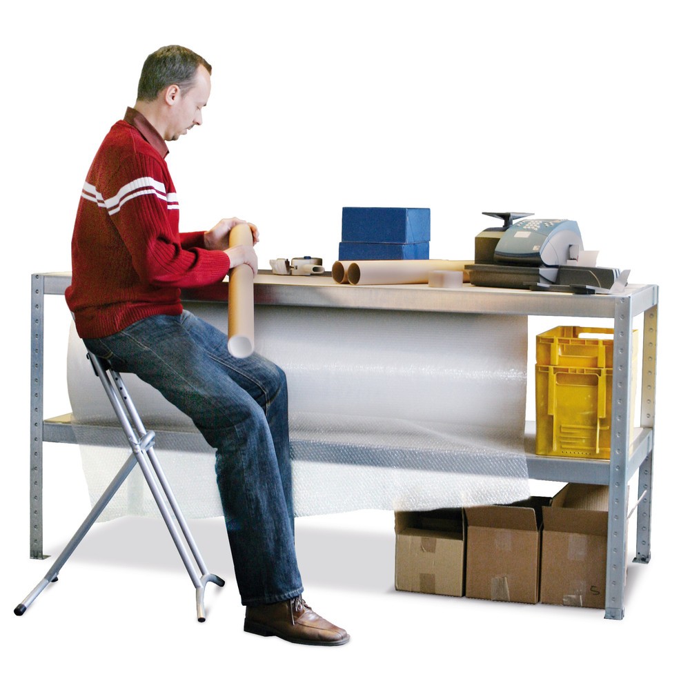 Illustration du produit: Table de travail META avec 2 tablettes, capacité de charge 800 kg, HxlxP 970 x 2 000 x 800 mm