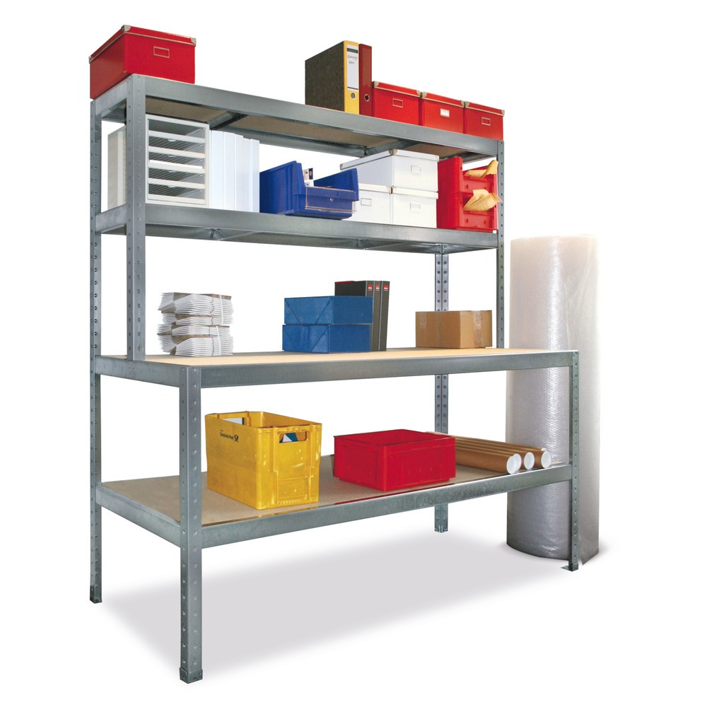 Illustration du produit: Table de travail META avec structure, capacité de charge 1 200 kg, HxlxP 1 970 x 2 000 x 800 mm