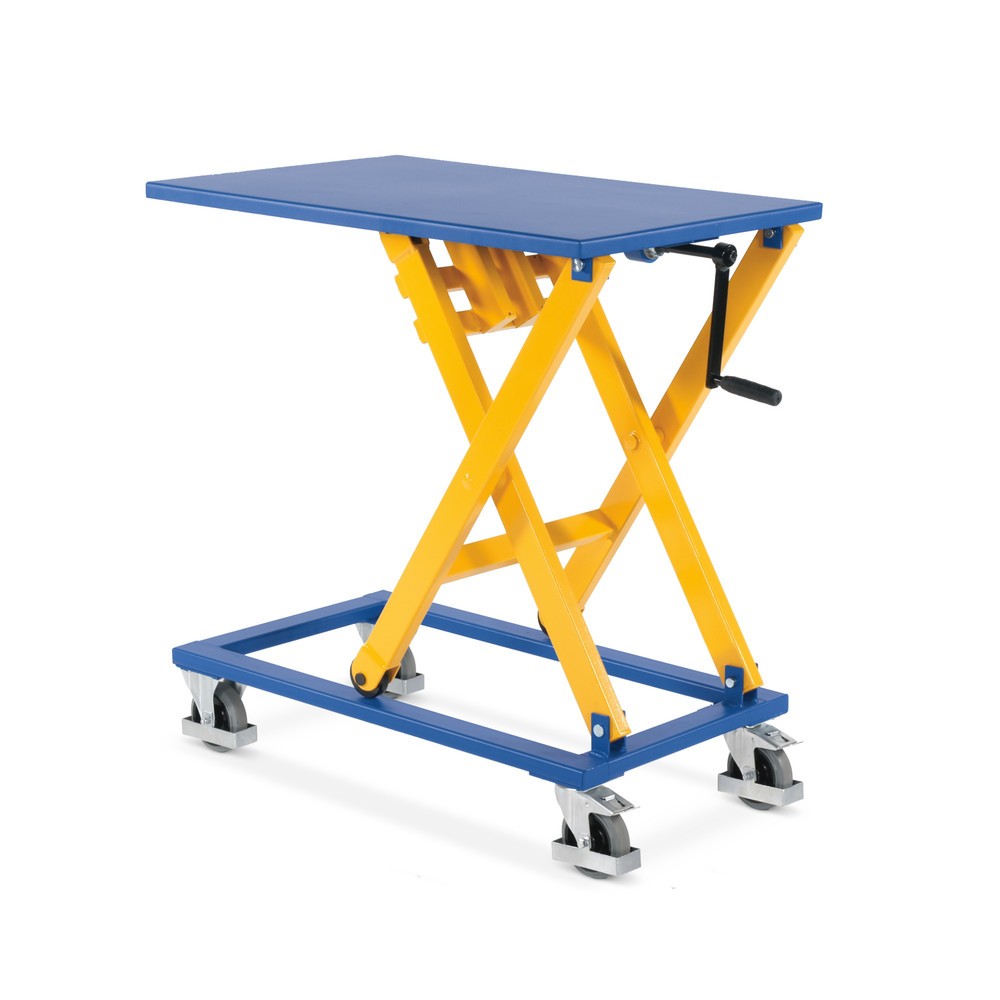 Illustration du produit: Table élévatrice à ciseaux avec manivelle, TK 300 kg, plate-forme de 1 150 x 750 mm