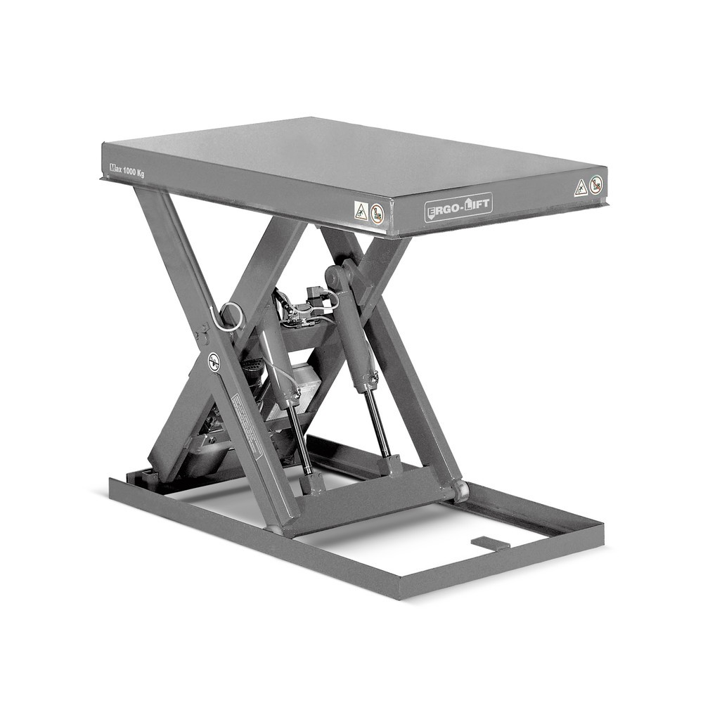 Illustration du produit: Table élévatrice à ciseaux ERGO- LIFT, CC 1 000 kg, plate-forme de 1 250 x 1 000 mm